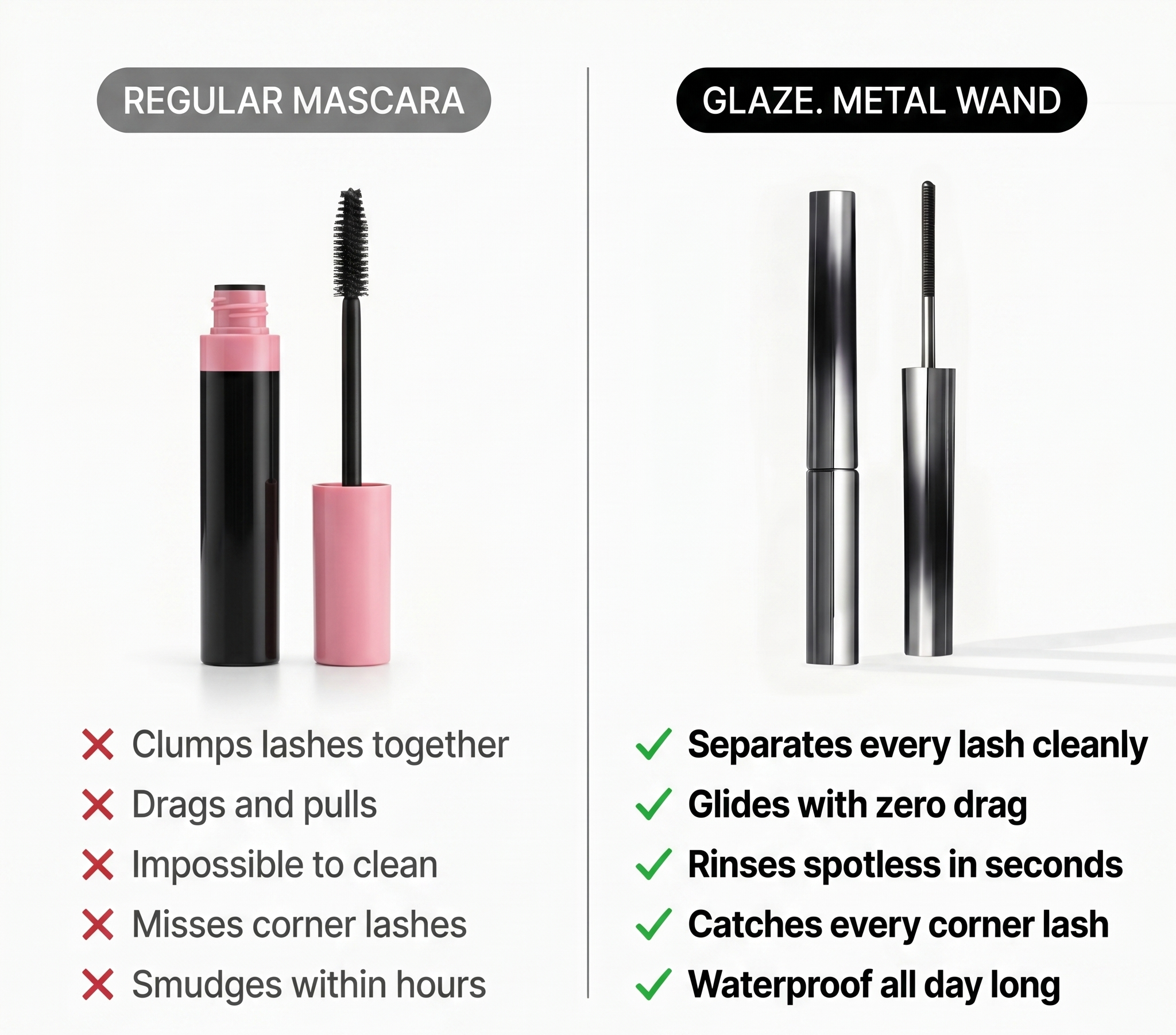 GLAZE Metal Wand Mascara